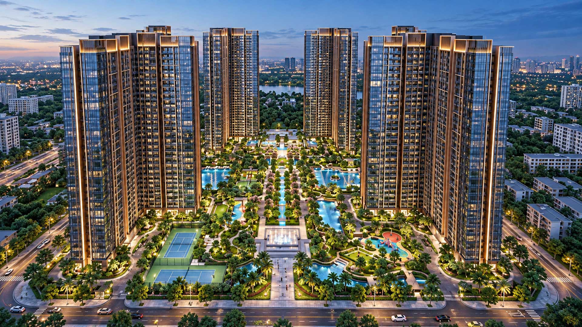 Phối cảnh kiến trúc tổng thể dự án Masterise Cao Xà Lá